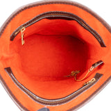 Louis Vuitton Damier Ebene Monogram Bucket PM Handbag