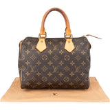 Louis Vuitton Canvas Monogram Speedy 25 Handbag