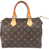 Louis Vuitton Canvas Monogram Speedy 25 Handbag