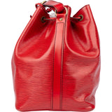 Louis Vuitton Rouge Epi Leather Sac Noe Petit Shoulder Bag