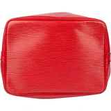 Louis Vuitton Rouge Epi Leather Sac Noe Petit Shoulder Bag
