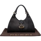Gucci Black Leather Jackie Handbag