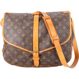 Louis Vuitton Canvas Monogram Saumur 35 Crossbody Bag