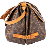 Louis Vuitton Canvas Monogram Saumur 35 Crossbody Bag