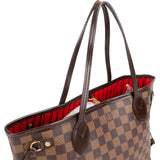 Louis Vuitton Damier Ebene Monogram Neverfull PM Handbag