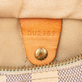 Louis Vuitton Damier Azur Monogram Speedy 25 Handbag