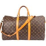 Louis Vuitton Canvas Monogram Keepall 50 Bandouliere