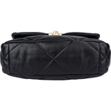 Chanel 19 Quilted Lambskin Single Flap Crossbody Bag Small