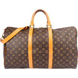 Louis Vuitton Canvas Monogram Keepall 50 Bandouliere