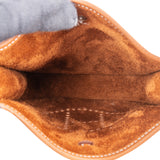 Hermès Brun Clemence Leather Evelyne 16 Crossbody Bag