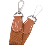 Hermès Brun Clemence Leather Evelyne 16 Crossbody Bag