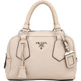 Prada White Leather Handbag