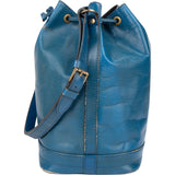 Louis Vuitton Blue Epi Leather Sac Noe Grande Shoulder Bag