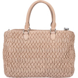 Miu Miu Quilted Leather Crystal Handbag
