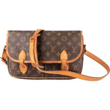 Louis Vuitton Canvas Monogram Gibeciere MM Crossbody Bag