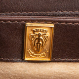 Gucci Brown Boxcalf Turnlock Handbag