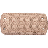 Miu Miu Quilted Leather Crystal Handbag