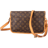 Louis Vuitton Canvas Monogram Gibeciere MM Crossbody Bag