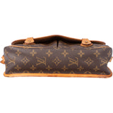 Louis Vuitton Canvas Monogram Gibeciere MM Crossbody Bag