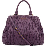 Miu Miu Quilted Leather City Handbag