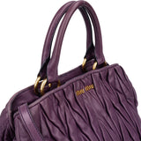 Miu Miu Quilted Leather City Handbag