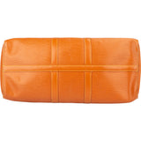 Louis Vuitton Cognac Epi Leather Keepall 45 Handbag