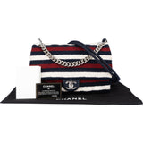 Chanel Limited Multicolor Jersey Single Flap Crossbody Bag
