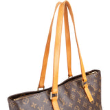Louis Vuitton Canvas Monogram Cabas Mezzo Shoulder Bag