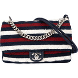 Chanel Limited Multicolor Jersey Single Flap Crossbody Bag