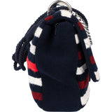 Chanel Limited Multicolor Jersey Single Flap Crossbody Bag