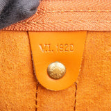 Louis Vuitton Cognac Epi Leather Keepall 45 Handbag