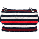 Chanel Limited Multicolor Jersey Single Flap Crossbody Bag