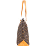 Louis Vuitton Canvas Monogram Cabas Mezzo Shoulder Bag