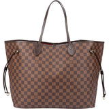 Louis Vuitton Damier Ebene Monogram Neverfulll GM Shopper Handbag