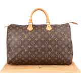 Louis Vuitton Canvas Monogram Speedy 40 Handbag