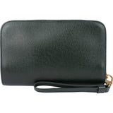 Louis Vuitton Green Taiga Leatner Baikal Clutch
