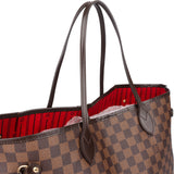 Louis Vuitton Damier Ebene Monogram Neverfulll GM Shopper Handbag