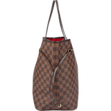Louis Vuitton Damier Ebene Monogram Neverfulll GM Shopper Handbag