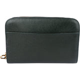Louis Vuitton Green Taiga Leatner Baikal Clutch
