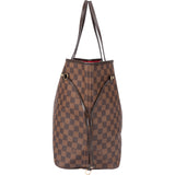Louis Vuitton Damier Ebene Monogram Neverfulll GM Shopper Handbag