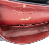 Chanel Quilted Lambskin 24K Gold Medium Double Flap Crossbody Bag