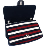 Chanel Limited Multicolor Jersey Single Flap Crossbody Bag