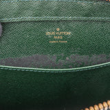 Louis Vuitton Green Taiga Leatner Baikal Clutch