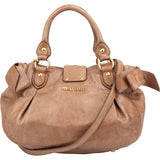 Miu Miu Classic Leather City Handbag