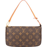 Louis Vuitton Canvas Monogram Pochette Accessoire Handbag