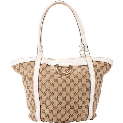 Gucci GG Monogram Abbey Handbag - vintageandkickz