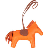 Hermès Tricolor Leather Rodeo MM Pendant