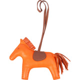 Hermès Tricolor Leather Rodeo MM Pendant