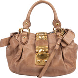 Miu Miu Classic Leather City Handbag