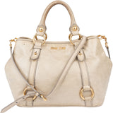 Miu Miu Classic Leather City Handbag